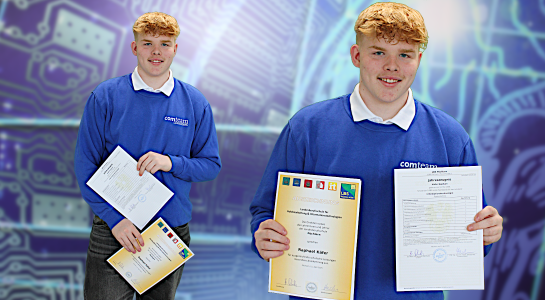 WIR GRATULIEREN RAPHAEL KÄFER ZUM <br> AUSGEZEICHNETEN ERFOLG!